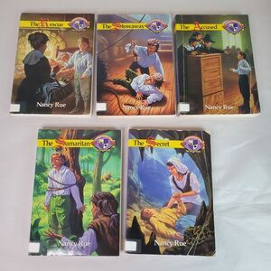 Christian Heritage Series Nancy Rue Salem Years Books 1-2, 4-6 PB Ex Lib Lot